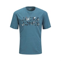 JACK & JONES Jongens Bryan Corp Logo T-Shirt Oceanview