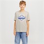 JACK & JONES Jongens Logo T-Shirt Moonbeam