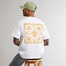 JACK & JONES Mens Paros Sketch T-Shirt Bright White