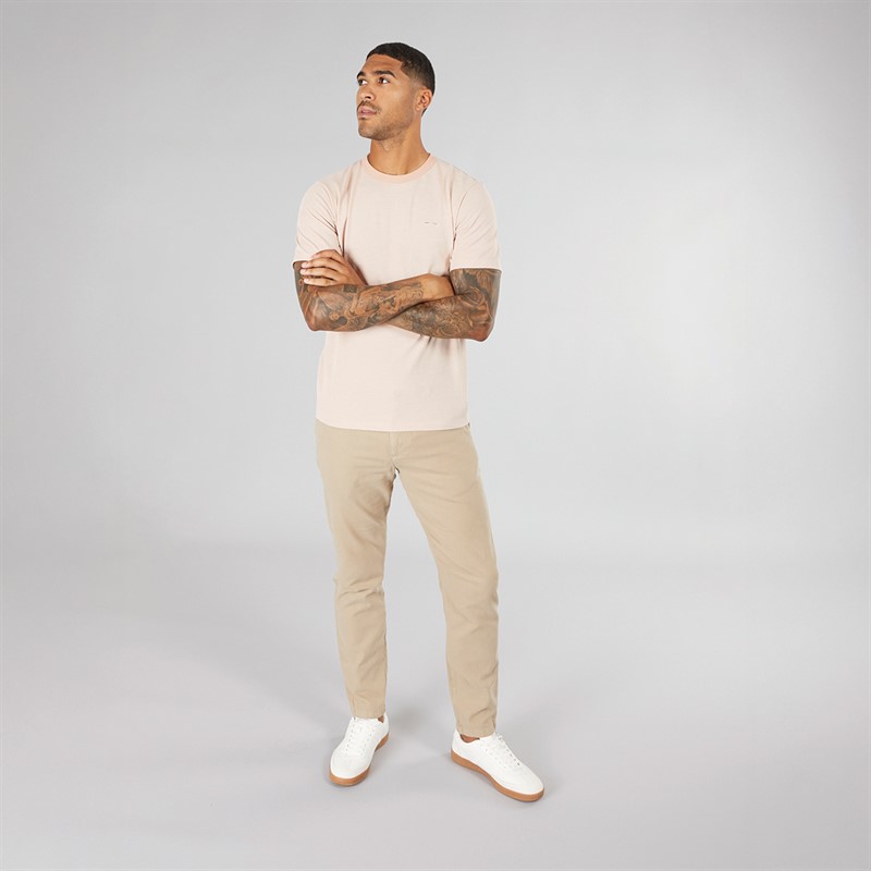 JACK & JONES Mens Alves T-Shirt Rose Dust