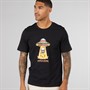 JACK & JONES Mens Anatomy Skull T-Shirt Black