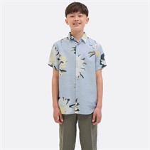 JACK & JONES Jongens Avira Marshall Shirt Skyway
