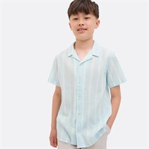 JACK & JONES Jongens Avira Luke Streep Shirt Skyway