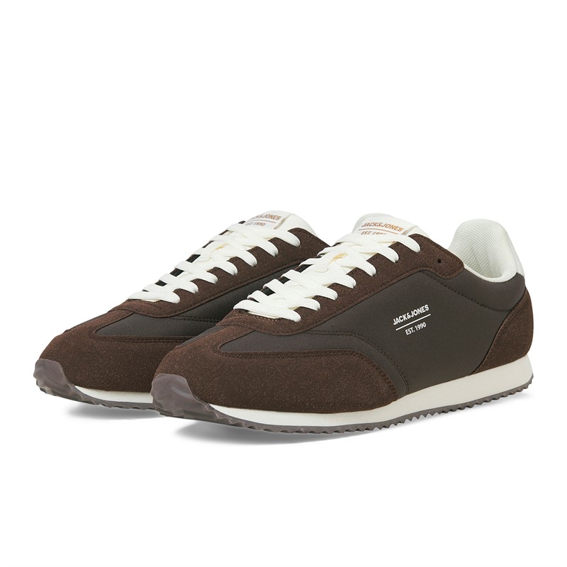JACK & JONES Herren Retro Runner Turnschuhe Blumenerde