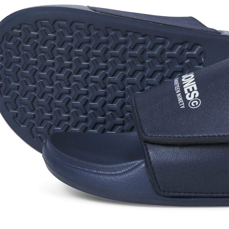 JACK & JONES Mens Hammet Sliders Navy Blazer