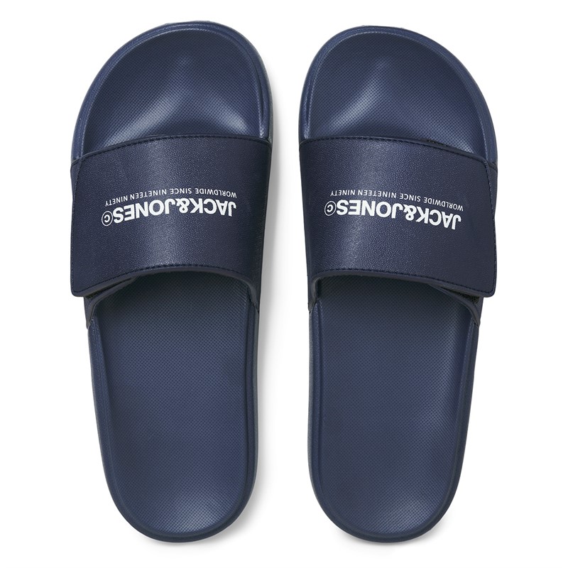 JACK & JONES Mens Hammet Sliders Navy Blazer