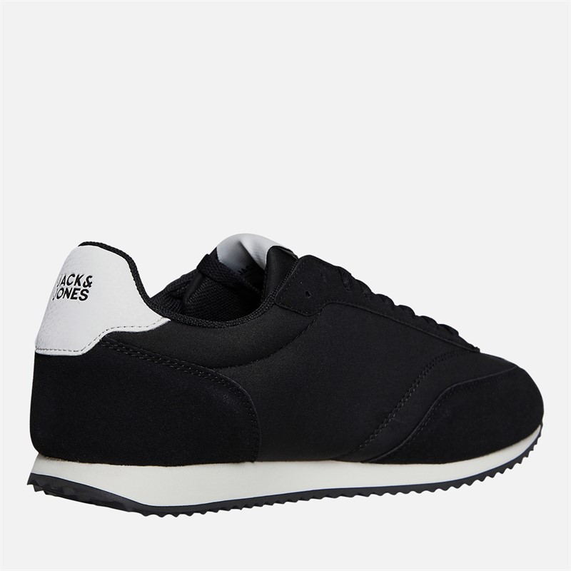 JACK & JONES Herren Retro Runner Turnschuhe Schwarz