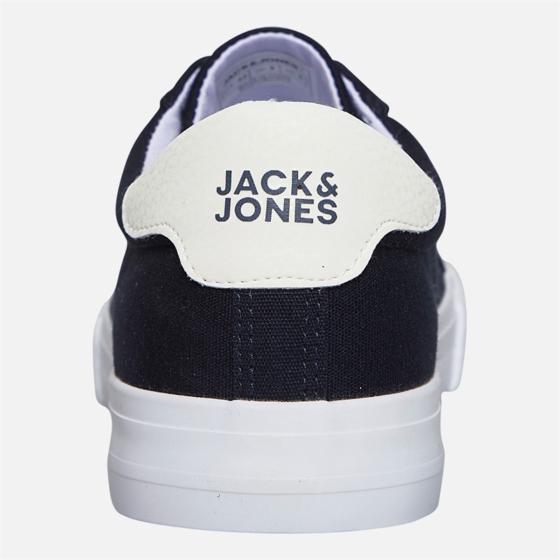 JACK & JONES Herren Basic Leinwand Turnschuhe Marineblau