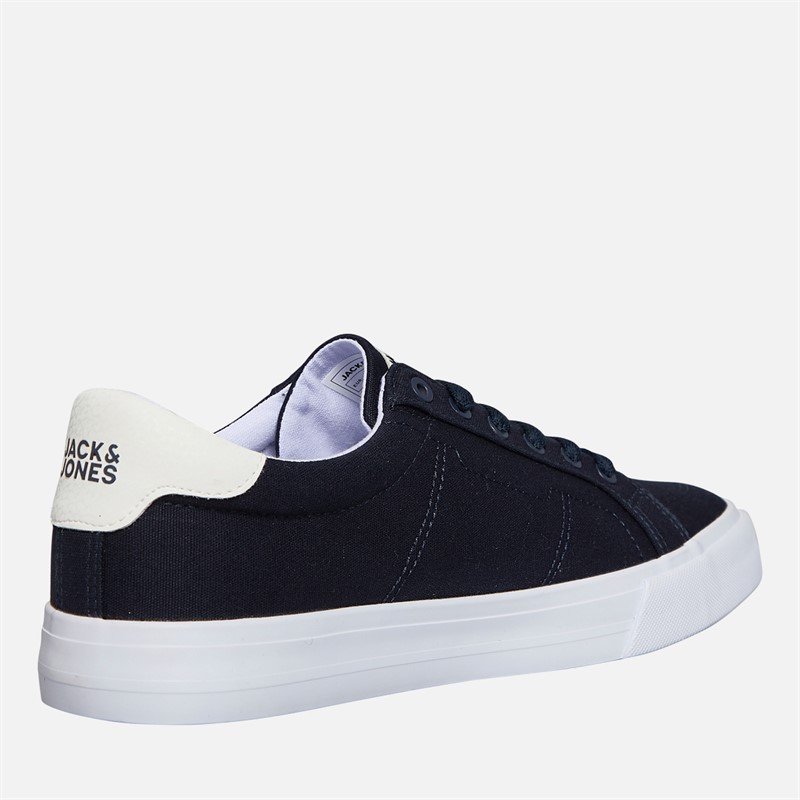 JACK & JONES Herren Basic Leinwand Turnschuhe Marineblau