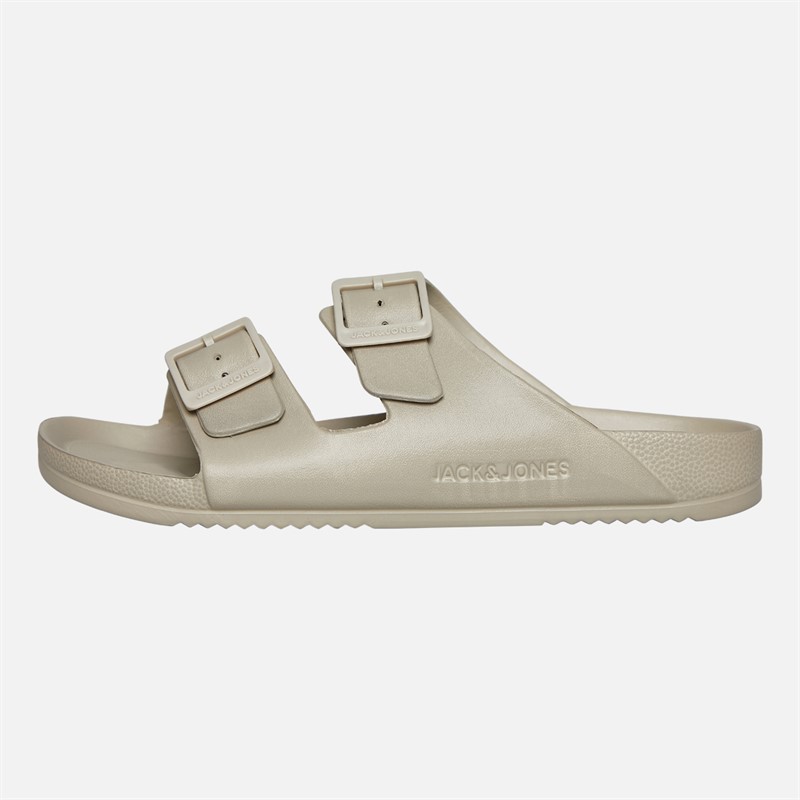 JACK & JONES Mens Pisa Moulded Sandals Plaza Taupe