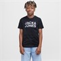 JACK & JONES Boys Bryan Corp Logo T-Shirt Sky Captain