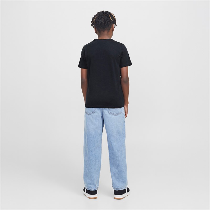 JACK & JONES Boys Bryan Corp Logo T-Shirt Sky Captain