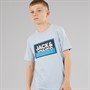 JACK & JONES Boys Logan T-Shirt Subdued Blue