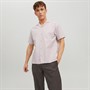 JACK & JONES Herren Sommer Resort Kurzarm Hemd Keramik
