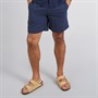 JACK & JONES Mens Jaiden Linen Blend Shorts Navy Blazer