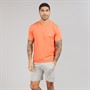JACK & JONES Mens Mountain Tech Co-Ord Set Tee Persimon/Short Paloma