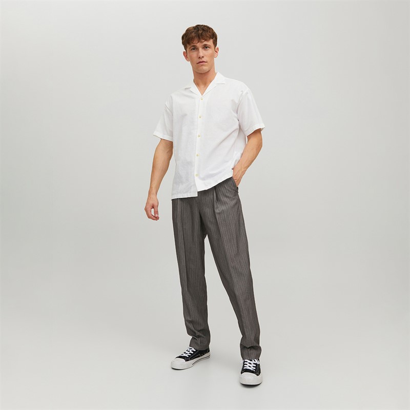 JACK & JONES Koszula z krótkim rękawem dla niego kolor biały