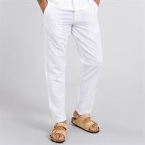 JACK & JONES Herre Kane Paros hør blanding bukser hvid