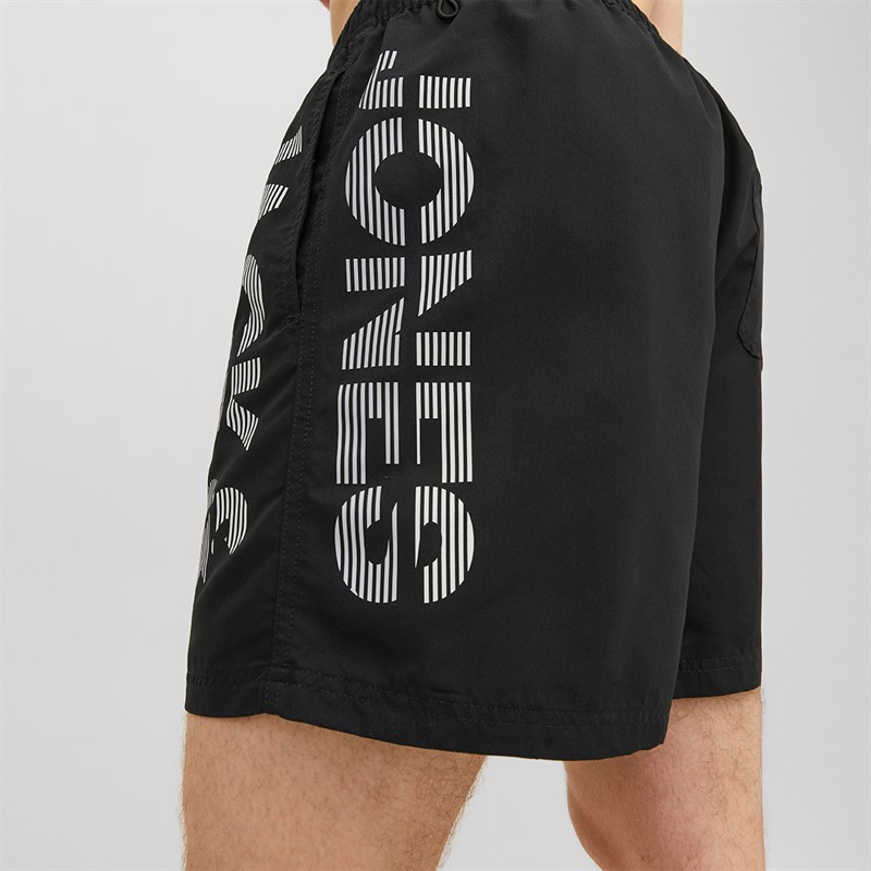 JACK & JONES Mens Aruba Jones Swim Shorts Black