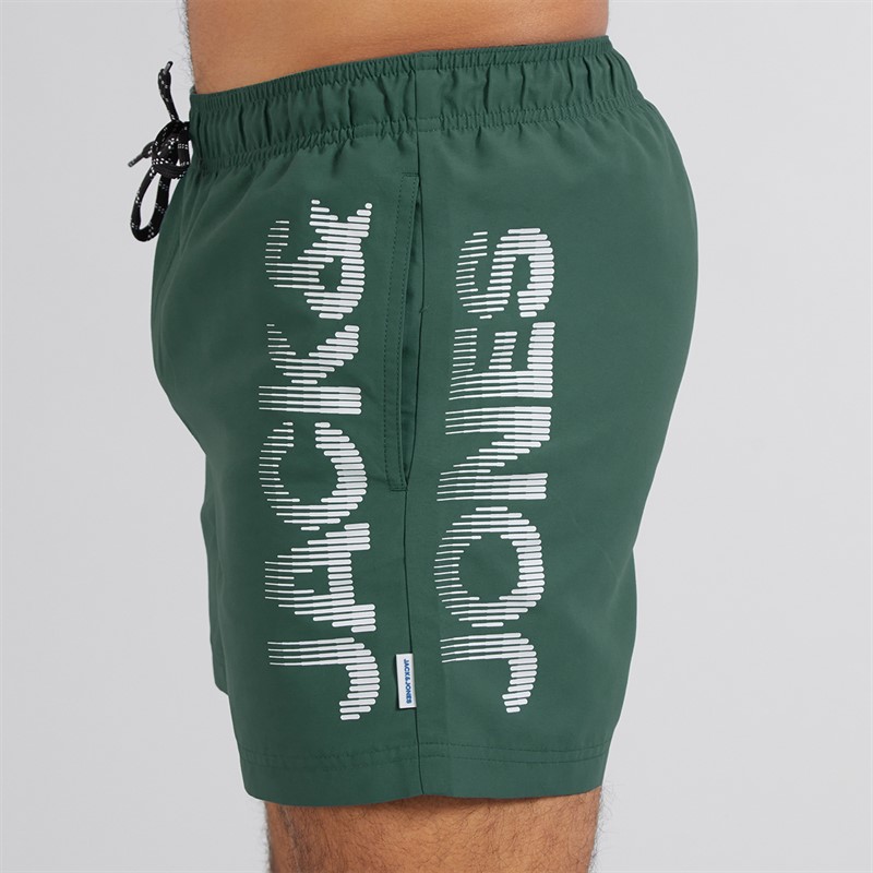 JACK & JONES Mens Aruba Jones Swim Shorts Mallard Green
