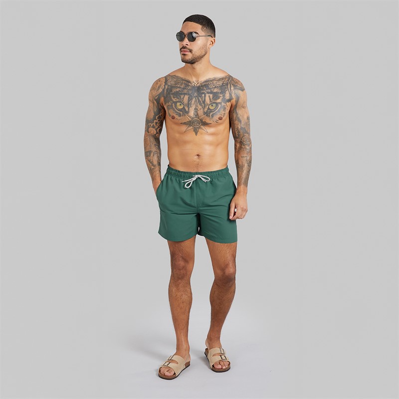 JACK & JONES Mens Aruba Swim Shorts Mallard Green