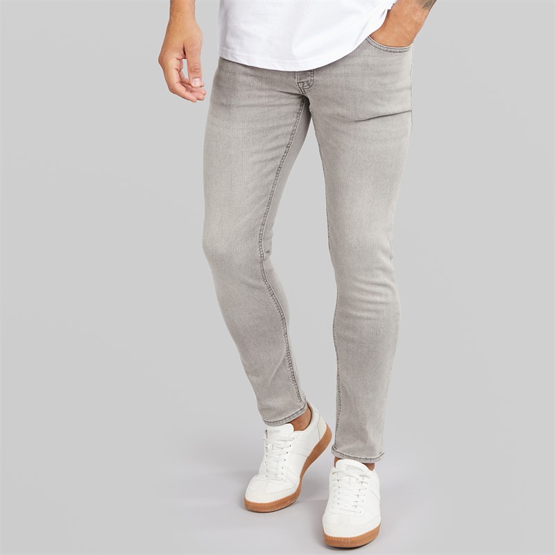 JACK & JONES Herren Glenn Original 333 Slim Fit Jeans Grey Denim