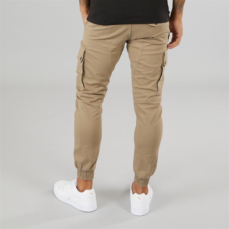 JACK & JONES Herren Paul Warner Akm 111 Cargohosen Braun