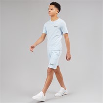 JACK & JONES Boys Beau T-Shirts and Shorts Set Cashmere Blue