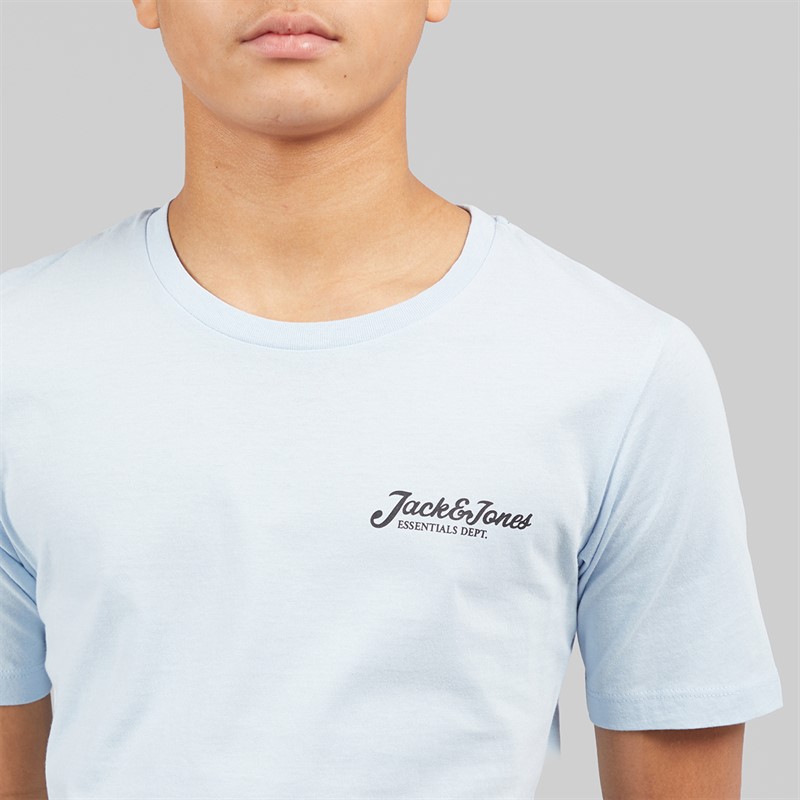 JACK & JONES Boys Beau T-Shirts and Shorts Set Cashmere Blue