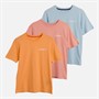 JACK & JONES Junge Beau 3er-Pack T Shirts Quartz Pink