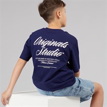 JACK & JONES Boys Norrebro T-Shirt Ocean Cavern