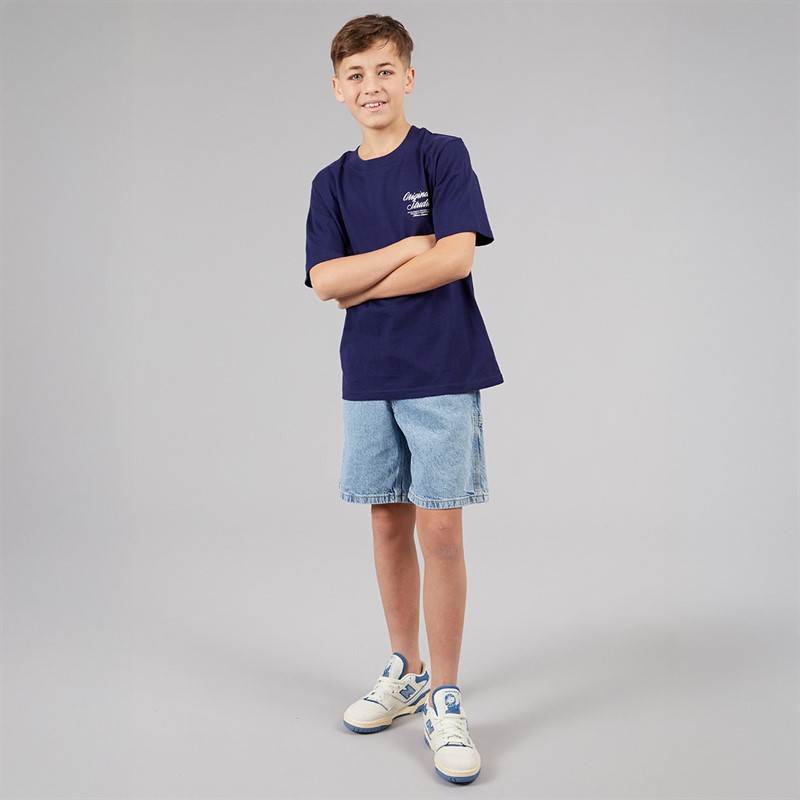 JACK & JONES Boys Norrebro T-Shirt Ocean Cavern