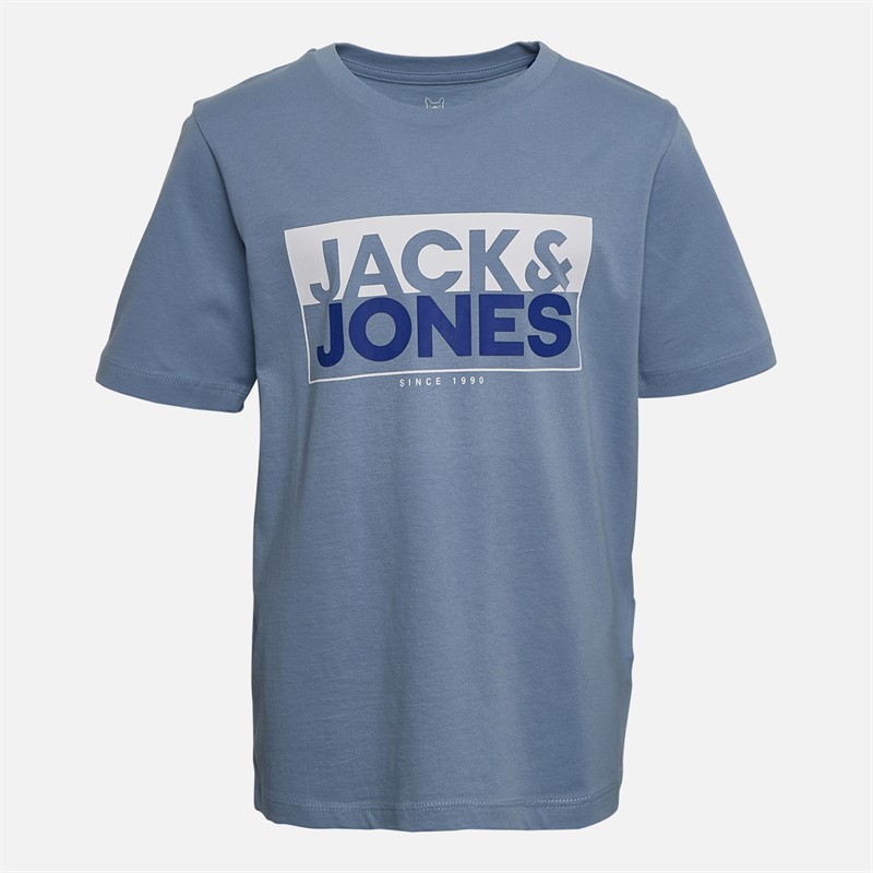 JACK & JONES Boys Casper Five Pack T-Shirts Iceberg Green