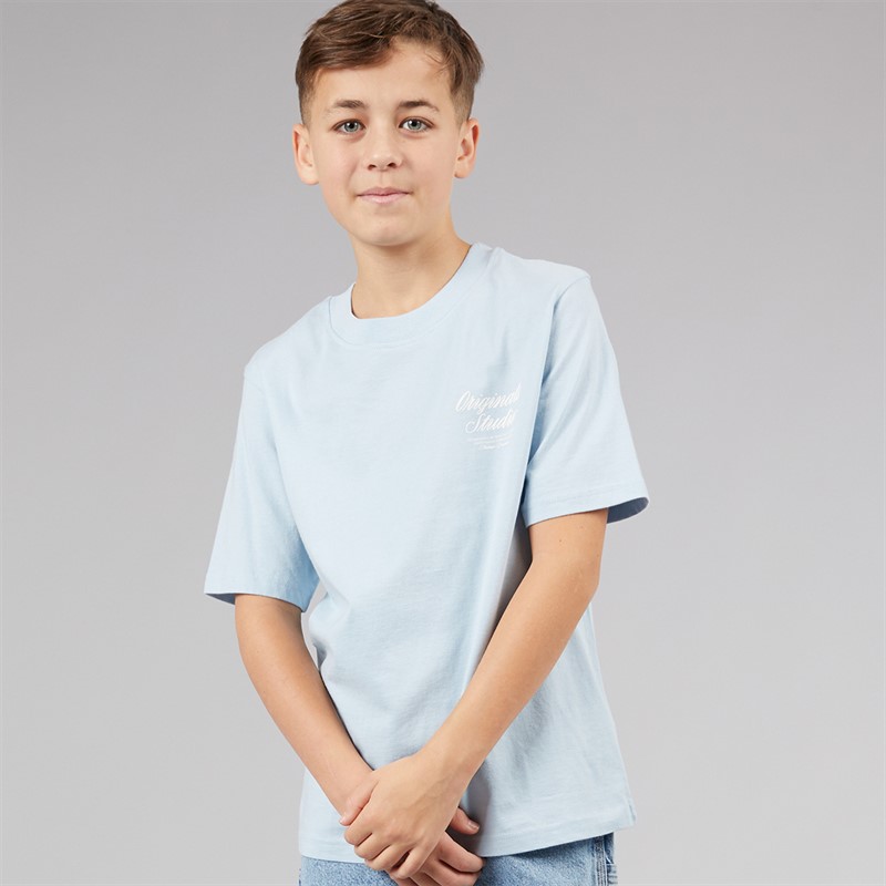 JACK & JONES Boys Norrebro T-Shirt Skyway