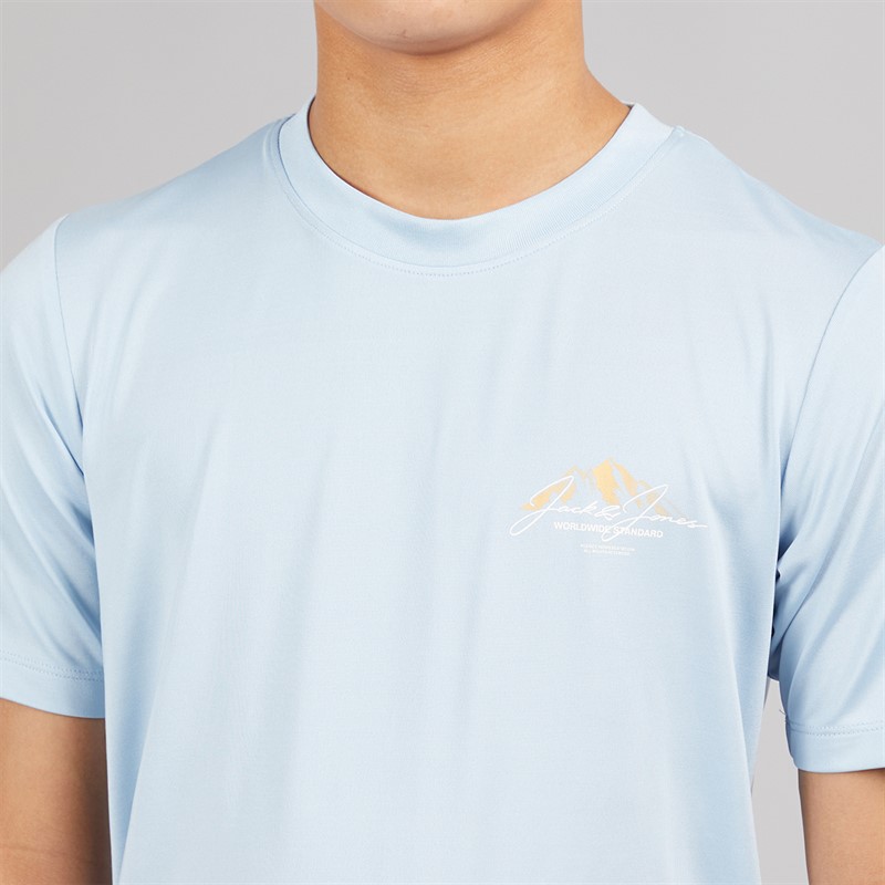 JACK & JONES Junge Mountain Tech T Shirt und Shorts Set Cashmere Blue