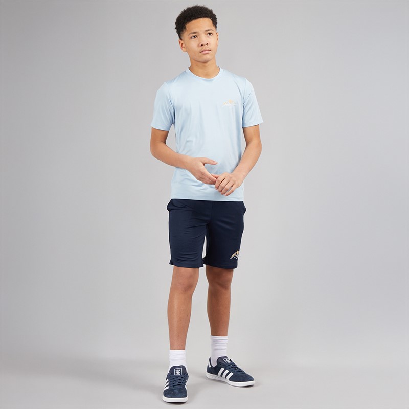 JACK & JONES Junge Mountain Tech T Shirt und Shorts Set Cashmere Blue
