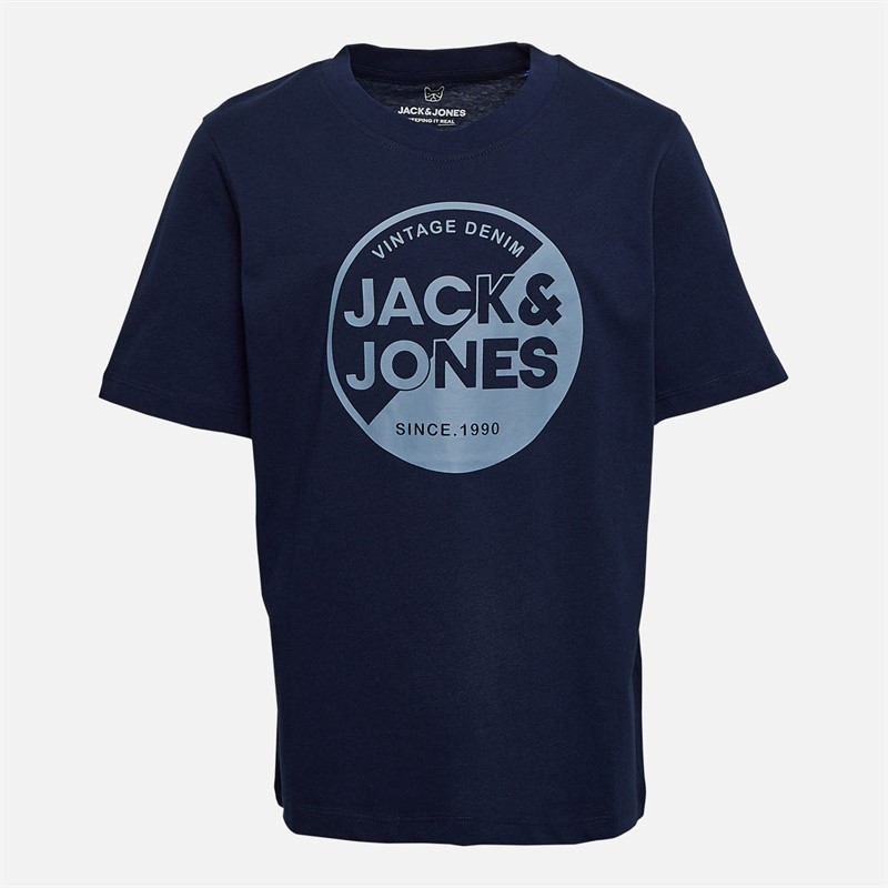 JACK & JONES Junge Andrew Fünfer Pack T Shirts Schwarz