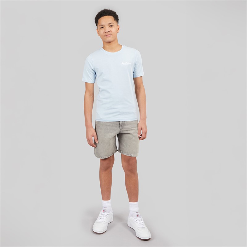 JACK & JONES Boys Tony AKM 310 Shorts Grey Denim