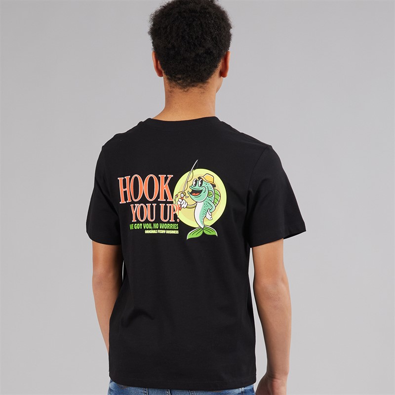 JACK & JONES Boys Bigwig T-Shirt Black