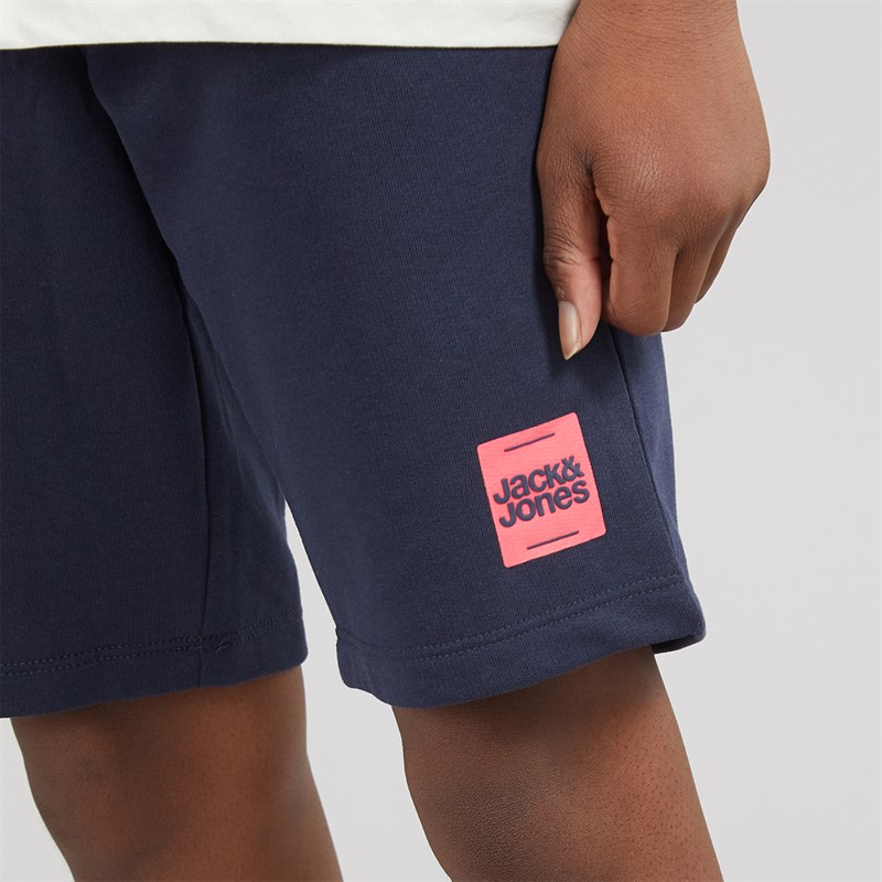 JACK & JONES Junge Brandy T Shirt und Shorts Set Glacier Gray