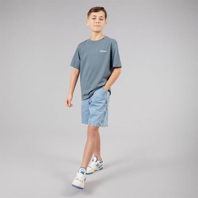 JACK & JONES Boys Islington T-Shirt Stormy Weather