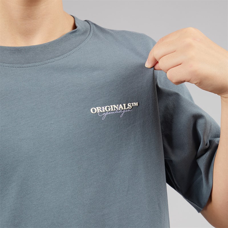 JACK & JONES Boys Islington T-Shirt Stormy Weather