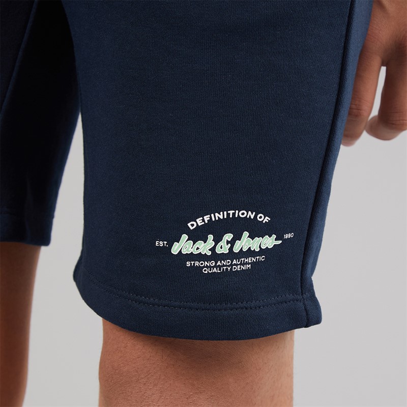 JACK & JONES Drenge Brandon T-shirt og shorts sæt Celestial Blue