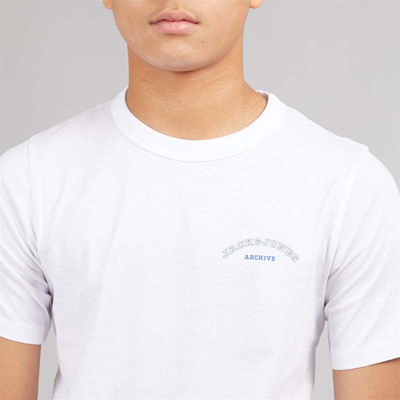 JACK & JONES Boys College T-Shirts And Shorts Set Navy Blazer