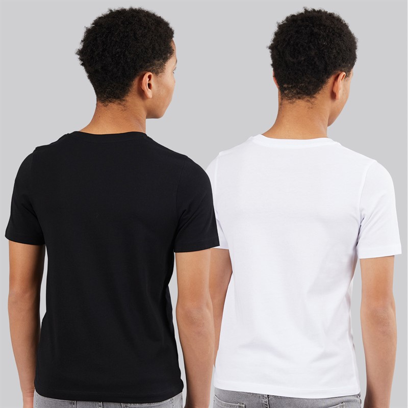 JACK & JONES Boys Gradient Two Pack T-Shirts Black