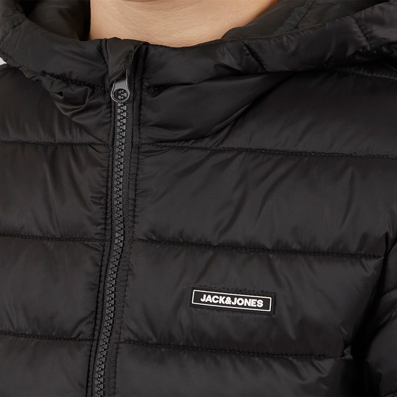 JACK & JONES Drenge Logan Puffer Jakke Sort
