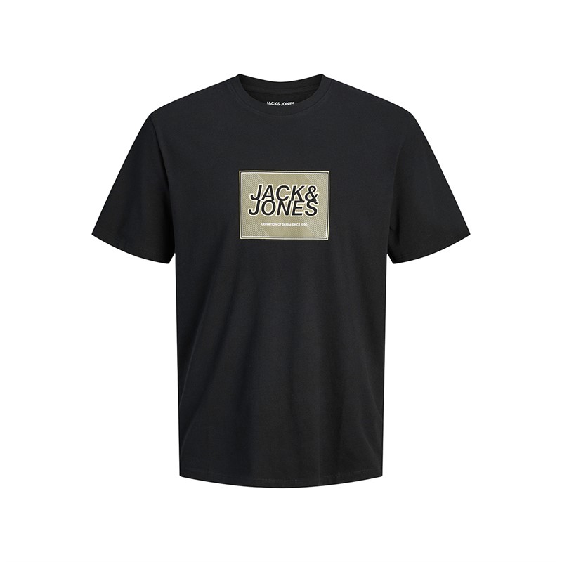 JACK & JONES Boys Rain Three Pack T-Shirts Black