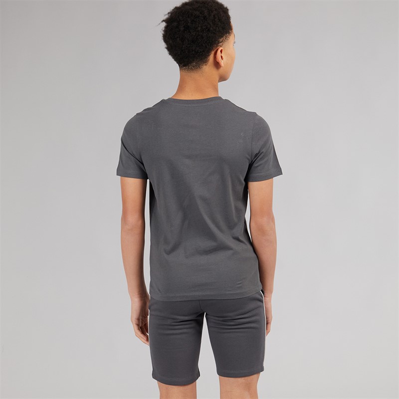 JACK & JONES Kai T-shirt i spodenki dla chłopca kolor Asphalt