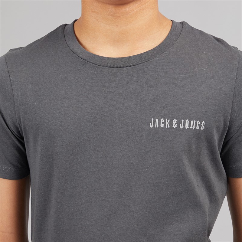 JACK & JONES Kai T-shirt i spodenki dla chłopca kolor Asphalt