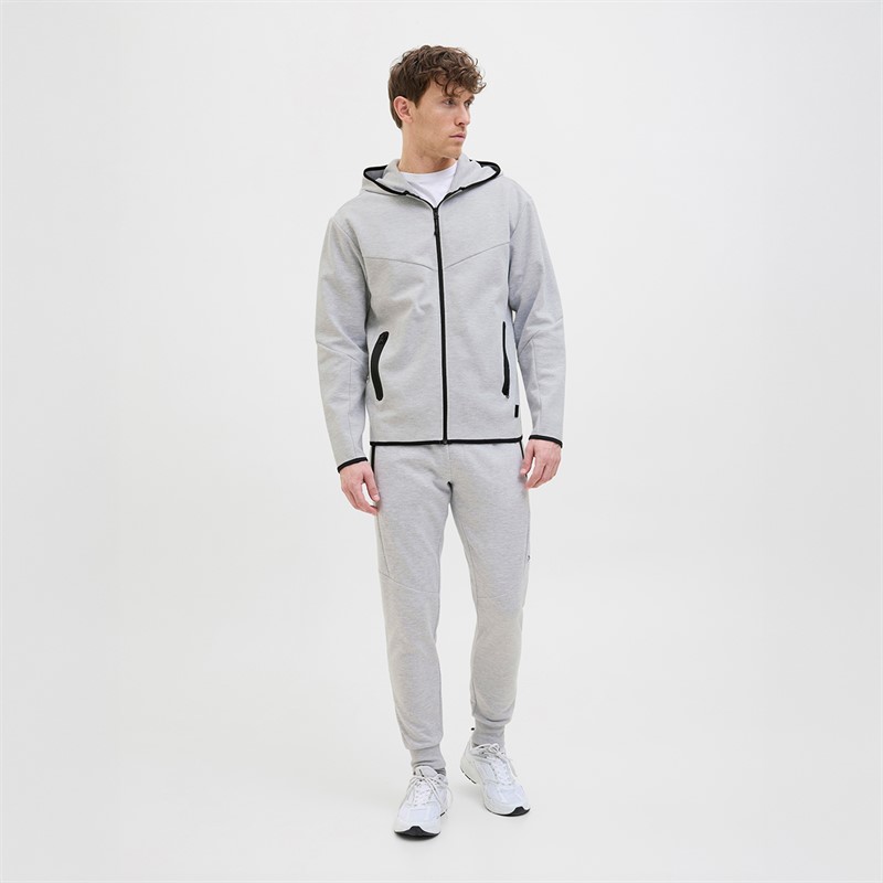 JACK & JONES Herren Fusions Jogginghosen Light Grey Melange